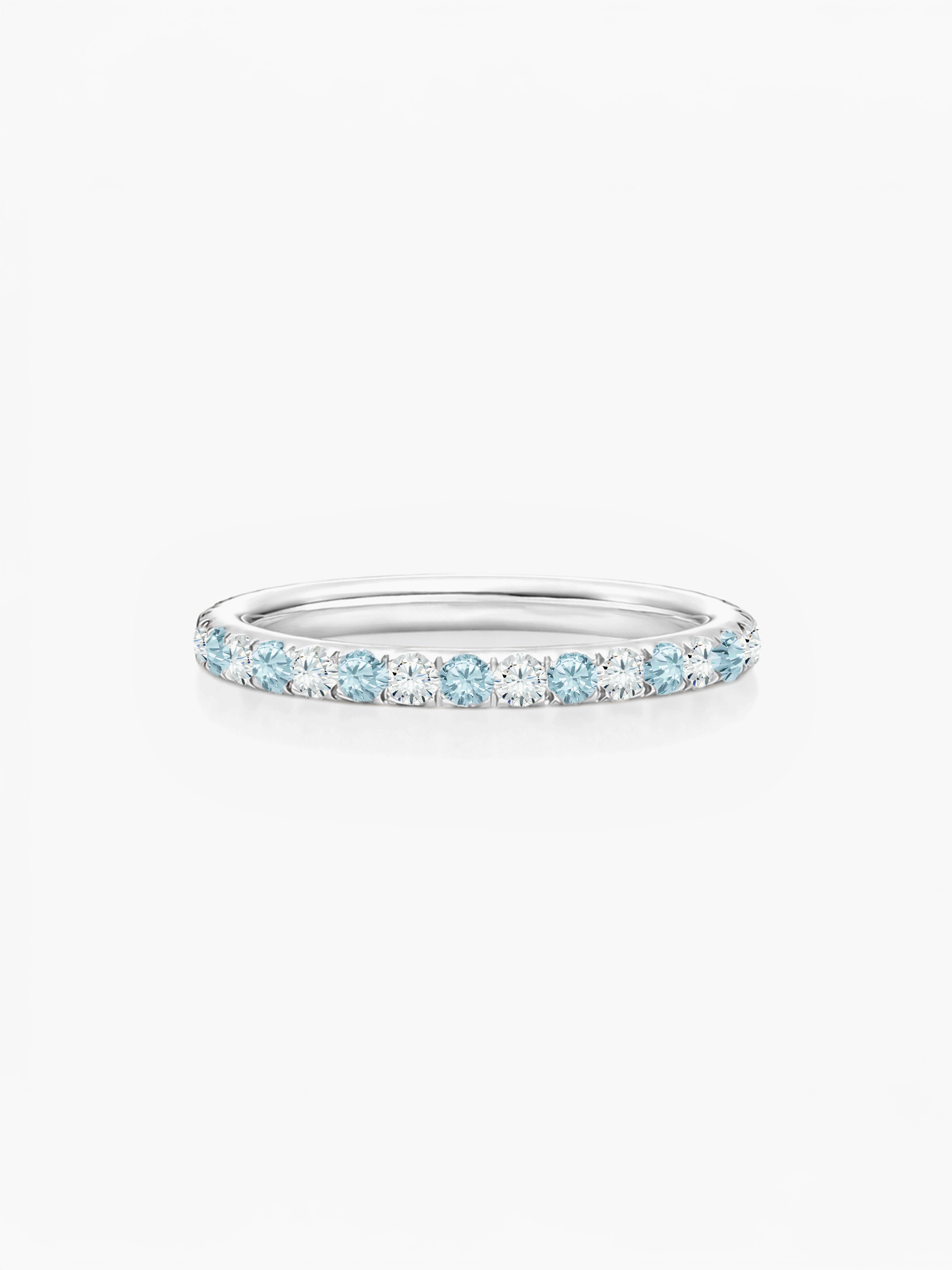 Eterna Birthstone Ring Silver
