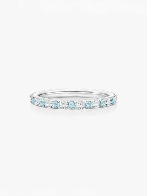 Eterna Birthstone Ring Silver