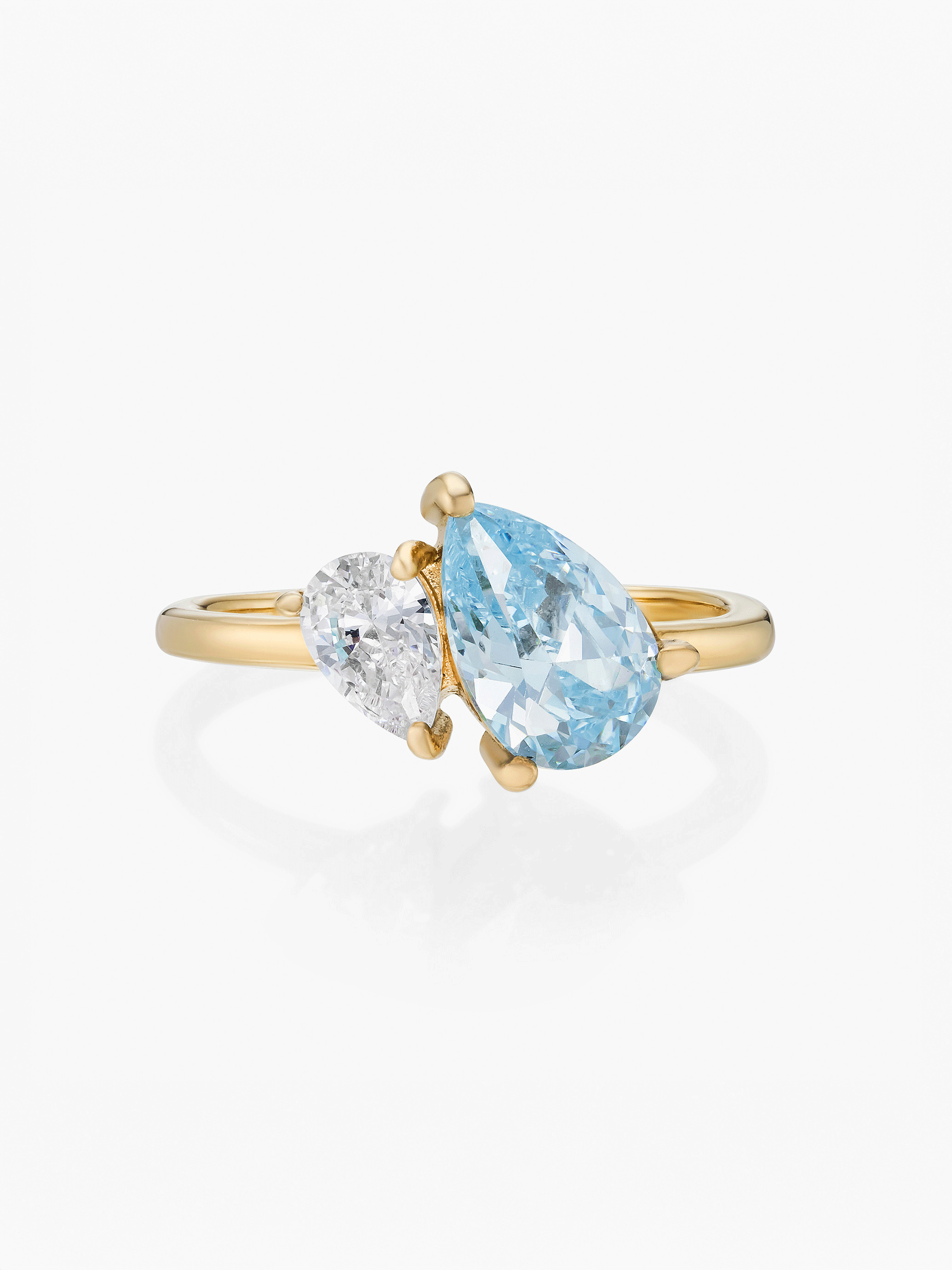 Leesha Birthstone Ring Gold