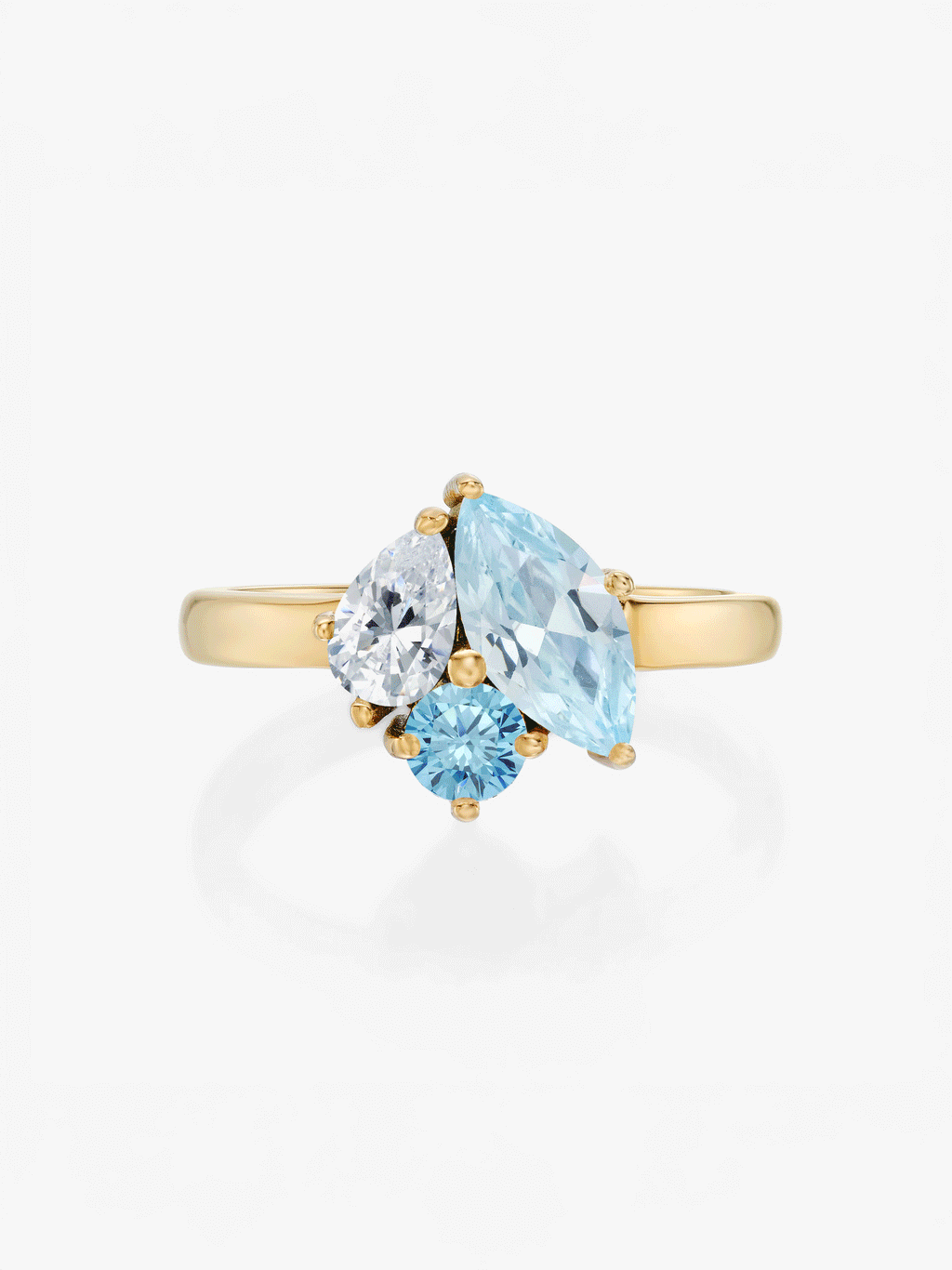 Zia Birthstone Ring Gold