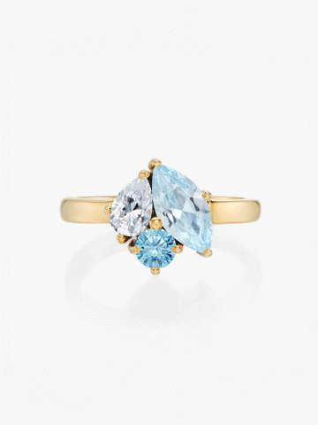 Zia Birthstone Ring